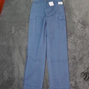 LL Bean Cargo Pants Mens 31x34 Blue Classic Fit Utility Pockets Outdoor New Tags